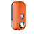 MAR PLAST Dispenser Soft Touch per sapone liquido - 10,2x9x21,6 cm - capacitA' 0,55 L - arancio - 2