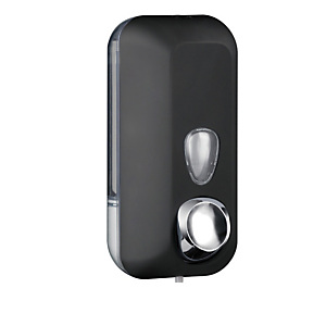 MAR PLAST Dispenser Soft Touch per sapone liquido - 10,2x9x21,6 cm - capacitA' 0,55 L - nero - Mar Plast MAR PLAST Dispenser Soft Touch per sapone liquido - 10,2x9x21,6 cm - capacitA' 0,55 L - nero - Mar Plast
