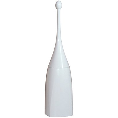 MAR PLAST Portascopino per bagno - da terra - 12x12x48,5 cm - ABS -  bianco - 1