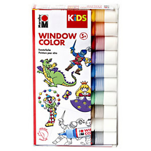 MARABU KiDS Window Color, kit de 10, assorti