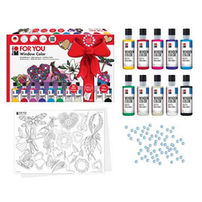 MARABU Window Color 'fun & fancy', Kit FOR YOU - 1