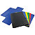 MARIOLA Nº 8 Color Carpeta de gomas, Folio, 3 solapas, cartón compacto gofrado, negro - 1