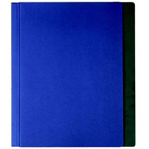 MARIOLA Carpeta con fástener Memoria con 4 separadores, Folio, cartón forrado con geltex, azul MARIOLA Carpeta con fástener Memoria con 4 separadores, Folio, cartón forrado con geltex, azul