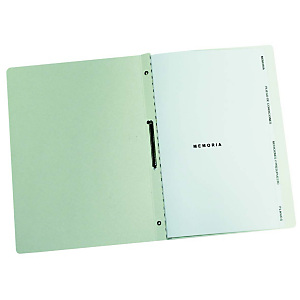 MARIOLA Carpeta con fástener Memoria con 4 separadores, Folio, cartón forrado con geltex, verde MARIOLA Carpeta con fástener Memoria con 4 separadores, Folio, cartón forrado con geltex, verde