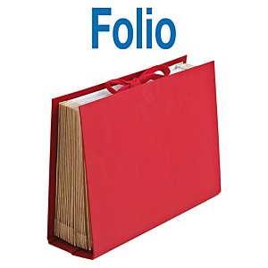MARIOLA Clasificador acordeón Folio rojo MARIOLA Clasificador acordeón Folio rojo