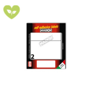 MARKIN Etichette adesive multiuso permanenti, 115 x 70 mm, Busta 10 fogli, 2 etichette per foglio, Bianco MARKIN Etichette adesive multiuso permanenti, 115 x 70 mm, Busta 10 fogli, 2 etichette per foglio, Bianco
