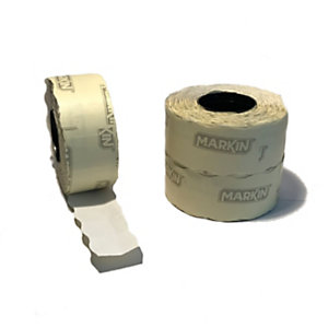 MARKIN Rotolo etichette Onda permanenti per prezzatrice Motex 2616NEW, 26 x 16 mm, Bianco (confezione 16 rotoli da 1.000 etichette)