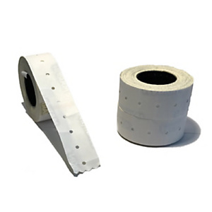 MARKIN Rotolo etichette removibili per prezzatrice Motex 5500NEW, 21 x 12 mm, Bianco (confezione 20 rotoli da 1.000 etichette)