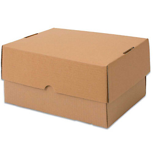 Marque generique 20 boîtes télescopiques, brun, 305x215x100mm Marque generique 20 boîtes télescopiques, brun, 305x215x100mm