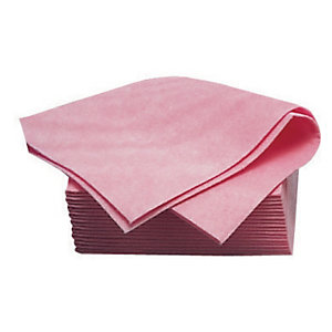 Marque generique 20 lavettes non tissées Futura rose