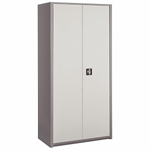 Marque generique Armoire métal Classtout - A portes battantes - H. 180 x L. 90 cm - Corps Anthracite - Portes Gris Marque generique Armoire métal Classtout - A portes battantes - H. 180 x L. 90 cm - Corps Anthracite - Portes Gris