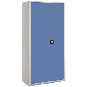 Marque generique Armoire métal Classtout - A portes battantes - H. 180 x L. 90 cm - Corps Gris - Portes Bleu Marque generique Armoire métal Classtout - A portes battantes - H. 180 x L. 90 cm - Corps Gris - Portes Bleu