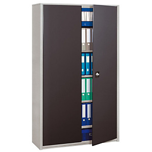 Marque generique Armoire métal Classtout - A portes battantes - H. 198 x L. 90 cm - Corps Gris - Portes Anthracite Marque generique Armoire métal Classtout - A portes battantes - H. 198 x L. 90 cm - Corps Gris - Portes Anthracite