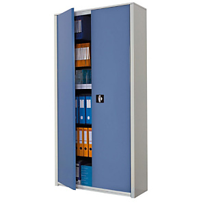Marque generique Armoire métal Classtout - A portes battantes - H. 198 x L. 90 cm - Corps Gris - Portes Bleu Marque generique Armoire métal Classtout - A portes battantes - H. 198 x L. 90 cm - Corps Gris - Portes Bleu
