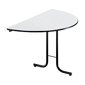Marque generique Table pliante modulaire 1/2 Rond Ø 140 cm - Gris