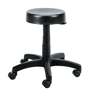 Marque generique Tabouret standard Polyuréthane Sur roulettes Noir Marque generique Tabouret standard Polyuréthane Sur roulettes Noir