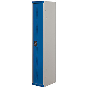 Marque generique Vestiaire Team Color - Industrie propre - 1 colonne - Corps Gris - Portes Bleu Marque generique Vestiaire Team Color - Industrie propre - 1 colonne - Corps Gris - Portes Bleu