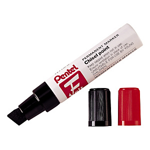 Marqueur indélébile pointe extra-large PENTEL rouge