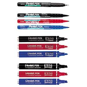 Marqueurs indélébiles N50 N60 MF50 NMS50 PENTEL Marqueurs indélébiles N50 N60 MF50 NMS50 PENTEL