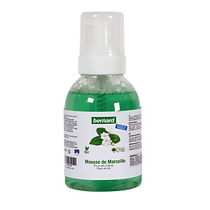 Marseille schuimzeep Bernard, theebloemengeur, set van 6 flessen van 400 ml Marseille schuimzeep Bernard, theebloemengeur, set van 6 flessen van 400 ml