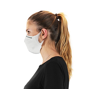 Mascherina facciale protettiva monouso KN95/FFP2 , Bianco (confezione 30 pezzi) Mascherina facciale protettiva monouso KN95/FFP2 , Bianco (confezione 30 pezzi)