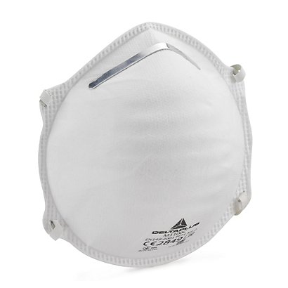 Masque anti-poussière FFP1 à coque Delta Plus