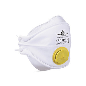 Masque anti-poussière pliable FFP2 avec soupape Delta Plus