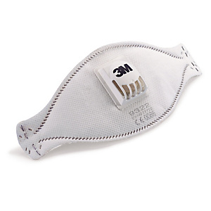 Masque antipoussière 3M avec soupape, pliable Masque antipoussière 3M avec soupape, pliable