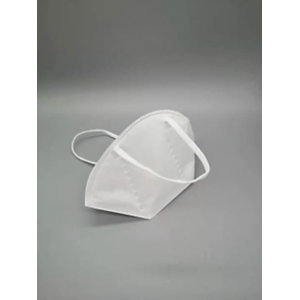 Masques de protection respiratoire FFP2 NR Norme CE EN149  - Blanc - Lot de 20