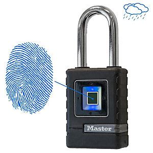 Master Lock Cadenas biométrique haute sécurité - 56 mm avec couverture thermoplastique