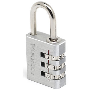 Master Lock Cadenas à combinaison 3 chiffres - 30 mm