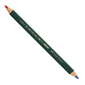 Matita bicolore grossa - rosso/blu - Faber Castell Matita bicolore grossa - rosso/blu - Faber Castell