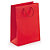 Matná taška so štruktúrovaným povrchom 300x250x100mm, červená, krútené úchyty - 2