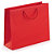 Matná taška so štruktúrovaným povrchom 300x250x100mm, červená, krútené úchyty - 1