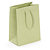 Matt finish laminated paper gift bags, sage green, 250x300x90mm, pack of 25 - 8