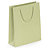 Matt finish laminated paper gift bags, sage green, 250x300x90mm, pack of 25 - 1