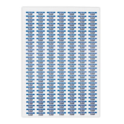 Matwitte etiketten in polyester 199,6x144,5 mm - 1