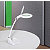 Maul Lampe loupe de bureau Iris - Led intégrée - Compacte - Bras et tête articulés - Blanc - 2