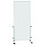 Maul Tableau blanc mobile double face Solid - Surface magnétique - Tôle acier plastifiée - L.75 x H.180 cm - 1