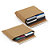 Maxi, brown, panel wrap cardboard mailers - 1