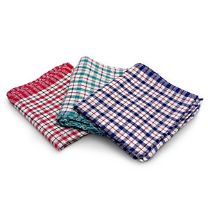 Maxima Assorted Cotton Tea Towels – Pack of 10