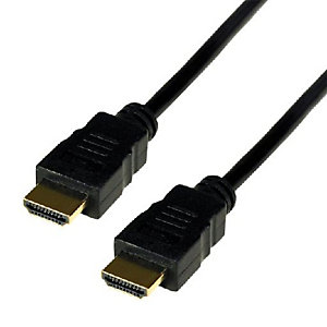 MCL SAMAR MCL 1m HDMI 3D, 1 m, HDMI Type A (Standard), HDMI Type A (Standard), 1920 x 1080 pixels, Compatibilité 3D, Noir MC385E-1M