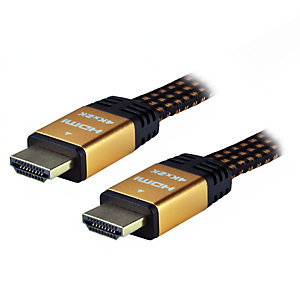 MCL SAMAR MCL 3m HDMI, 3 m, HDMI Type A (Standard), HDMI Type A (Standard), Compatibilité 3D, Canal de retour audio (ARC, Audio Return Channel), Noir MC385GP-3M