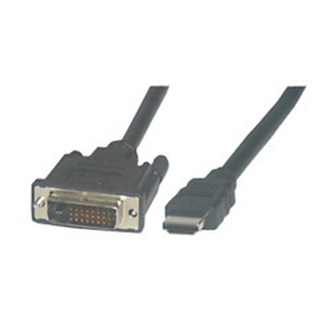 MCL SAMAR MCL Cable HDMI / DVI-D (24+1) 2.0 m, 2 m, HDMI, DVI-D MC381-2M