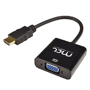 MCL SAMAR MCL CG-287C2, HDMI type A, VGA HD15, Jack 3.5mm, Mâle, Femelle, 1600 x 1200 pixels, 1080p