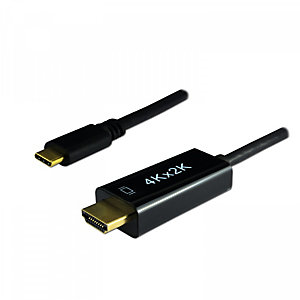 MCL SAMAR MCL MB1B99ZAUSB3CHD14, 1,8 m, USB Type-C, HDMI, Mâle, Mâle, Droit