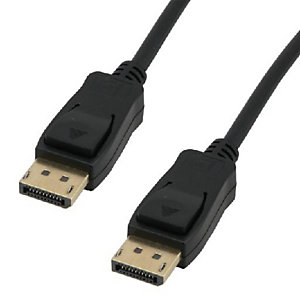 MCL SAMAR MCL MC390E-3M, 3 m, DisplayPort, DisplayPort, Mâle, Mâle, Noir