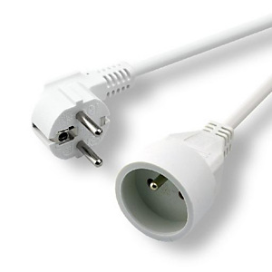 MCL SAMAR MCL MC910-3M/W, 3 m, Prise d'alimentation type F, Prise d'alimentation type F, 250 V MCL SAMAR MCL MC910-3M/W, 3 m, Prise d'alimentation type F, Prise d'alimentation type F, 250 V