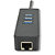 MCL SAMAR MCL USB3C-125H3/C, Avec fil, USB Type-C, Ethernet, 1000 Mbit/s - 2