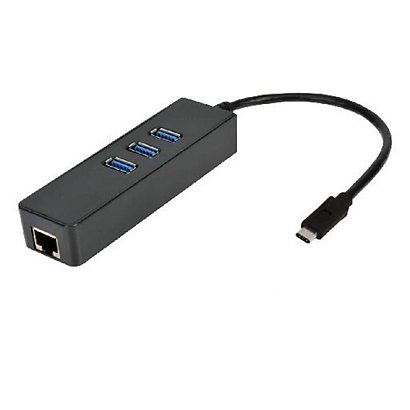 MCL SAMAR MCL USB3C-125H3/C, Avec fil, USB Type-C, Ethernet, 1000 Mbit/s - 1
